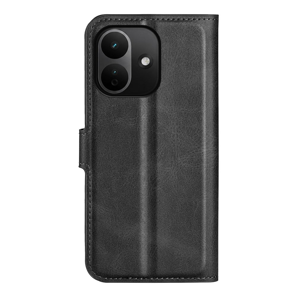 For Xiaomi Redmi Note 17 Pro 5G Stand Case Anti-Scratch Calf Texture Leather Phone Cover