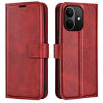 For Xiaomi Redmi Note 17 Pro 5G Stand Case Anti-Scratch Calf Texture Leather Phone Cover