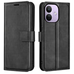 For Xiaomi Redmi Note 17 Pro 5G Stand Case Anti-Scratch Calf Texture Leather Phone Cover