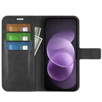 For Xiaomi Redmi Note 17 Pro 5G Stand Case Anti-Scratch Calf Texture Leather Phone Cover