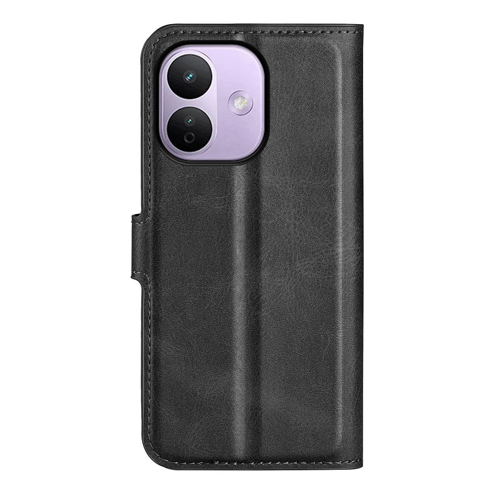 For Xiaomi Redmi Note 17 Pro 5G Stand Case Anti-Scratch Calf Texture Leather Phone Cover