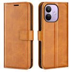 For Xiaomi Redmi Note 17 Pro 5G Stand Case Anti-Scratch Calf Texture Leather Phone Cover