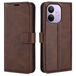 For Xiaomi Redmi Note 17 Pro 5G Stand Case Anti-Scratch Calf Texture Leather Phone Cover