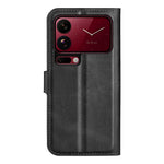 For Xiaomi 18 Pro Max Stand Case Anti-Scratch Calf Texture Leather Phone Cover