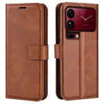 For Xiaomi 18 Pro Max Stand Case Anti-Scratch Calf Texture Leather Phone Cover