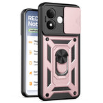For Xiaomi Redmi Note 17 4G (Global) / Note 17 5G (Global) / Note 17 (India / China) 5G  Case with Slide Camera Lid PC + TPU Kickstand Phone Cover