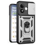 For Xiaomi Redmi Note 17 4G (Global) / Note 17 5G (Global) / Note 17 (India / China) 5G  Case with Slide Camera Lid PC + TPU Kickstand Phone Cover
