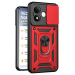 For Xiaomi Redmi Note 17 Pro 5G Case with Slide Camera Lid PC + TPU Kickstand Phone Cover