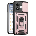 For Xiaomi Redmi Note 17 Pro 5G Case with Slide Camera Lid PC + TPU Kickstand Phone Cover
