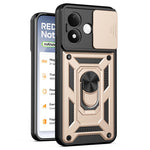 For Xiaomi Redmi Note 17 Pro 5G Case with Slide Camera Lid PC + TPU Kickstand Phone Cover