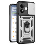 For Xiaomi Redmi Note 17 Pro 5G Case with Slide Camera Lid PC + TPU Kickstand Phone Cover