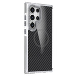 Til Samsung Galaxy S26 Ultra Magnetisk Cover Carbon Fiber Tekstur Akryl + TPU Kontrast Design Telefon Cover