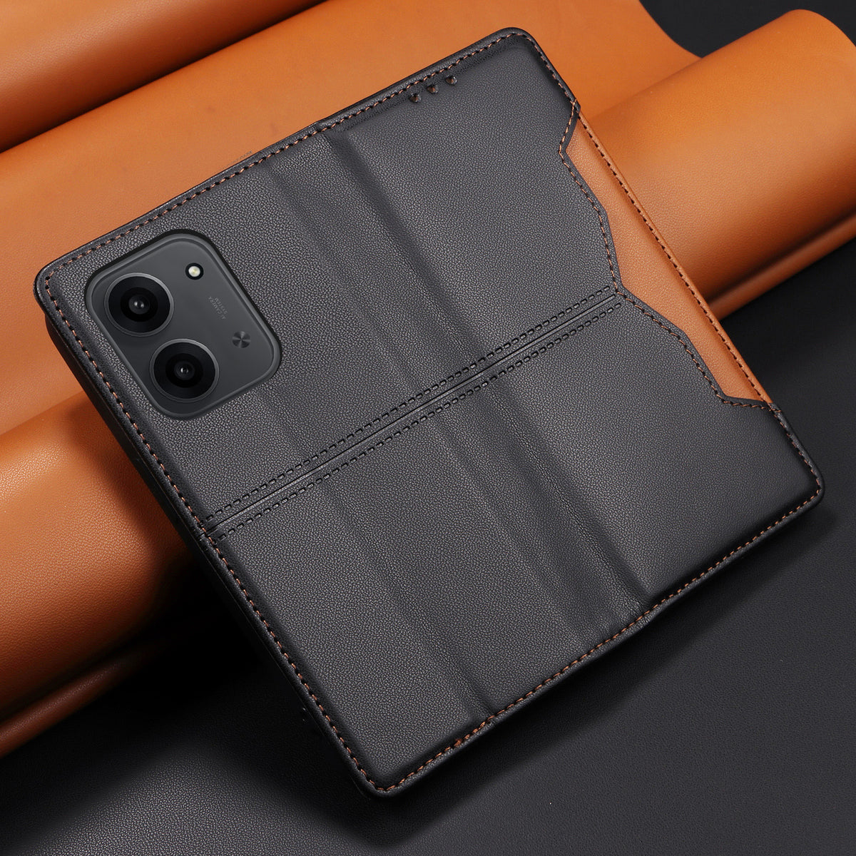 For Xiaomi Redmi 15R 5G / Xiaomi Poco C85 4G (171mm) / Xiaomi Redmi 15C 4G (Global) (171mm) Wallet Case External Card Slot Magnetic Closing Leather Phone Cover