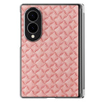 For Samsung Galaxy Z Fold8 Dual-Axis Magnetic Case Diamond-Quilted Texture Leather PC Phone Cover