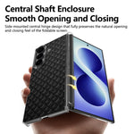 For Samsung Galaxy Z Fold8 Ultra Dual-Axis Magnetic Case Diamond-Quilted Texture Leather PC Phone Cover