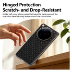 For Oppo Find N6 5G Dual-Axis Magnetic Case Diamond-Quilted Texture Leather PC Phone Cover