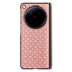 For Oppo Find N6 5G Dual-Axis Magnetic Case Diamond-Quilted Texture Leather PC Phone Cover