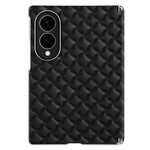 For Samsung Galaxy Z Fold8 Magnetic Phone Case Electroplated Leather PC Phone Back Cover