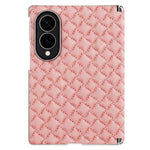 For Samsung Galaxy Z Fold8 Magnetic Phone Case Electroplated Leather PC Phone Back Cover