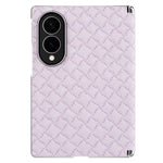 For Samsung Galaxy Z Fold8 Magnetic Phone Case Electroplated Leather PC Phone Back Cover