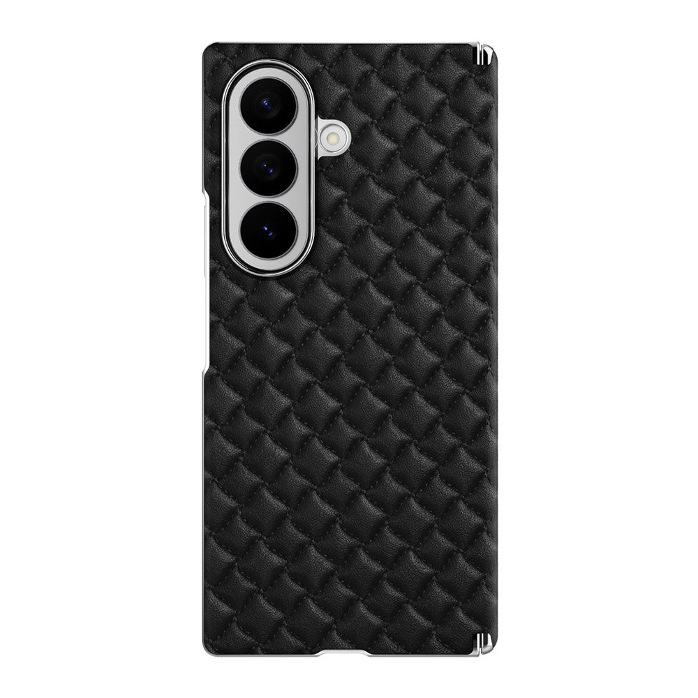For Samsung Galaxy Z Fold8 Ultra Magnetic Phone Case Electroplated Leather PC Phone Back Cover