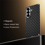 For Samsung Galaxy Z Fold8 Ultra Magnetic Phone Case Electroplated Leather PC Phone Back Cover