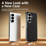 For Samsung Galaxy Z Fold8 Ultra Magnetic Phone Case Electroplated Leather PC Phone Back Cover
