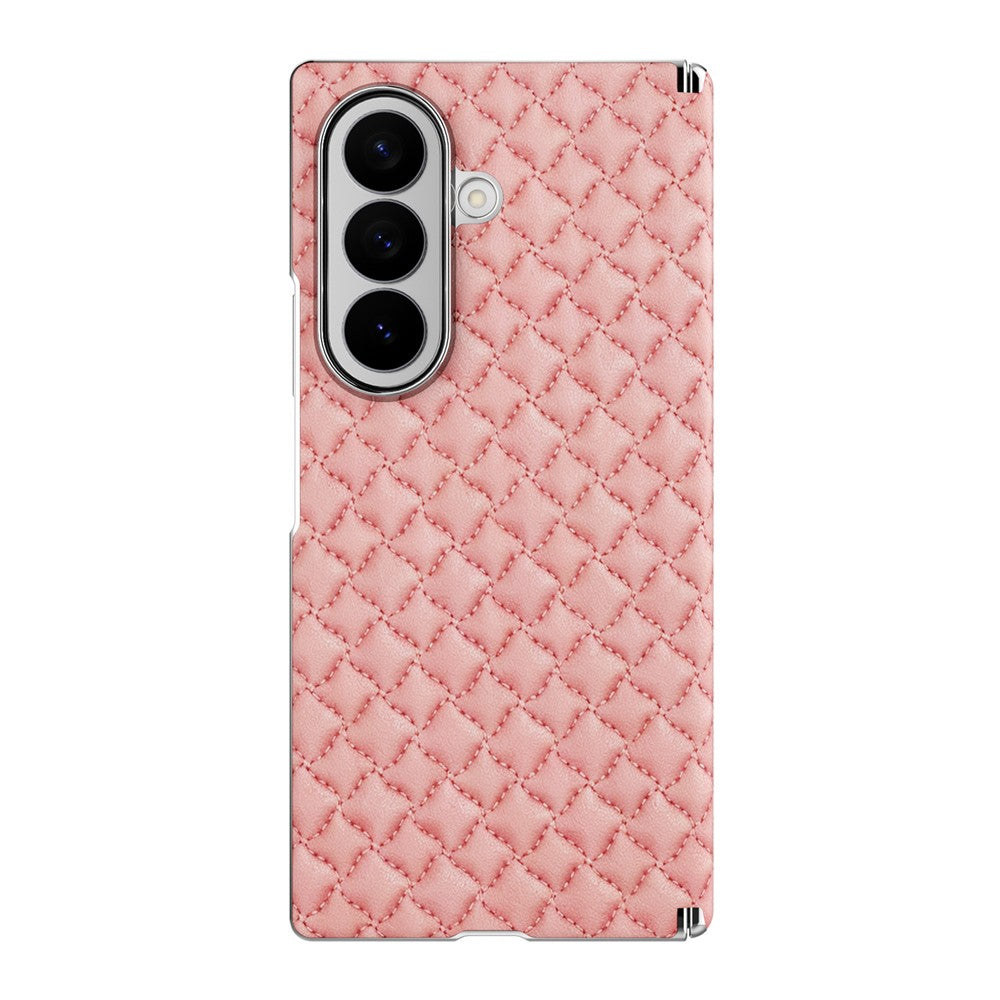 For Samsung Galaxy Z Fold8 Ultra Magnetic Phone Case Electroplated Leather PC Phone Back Cover