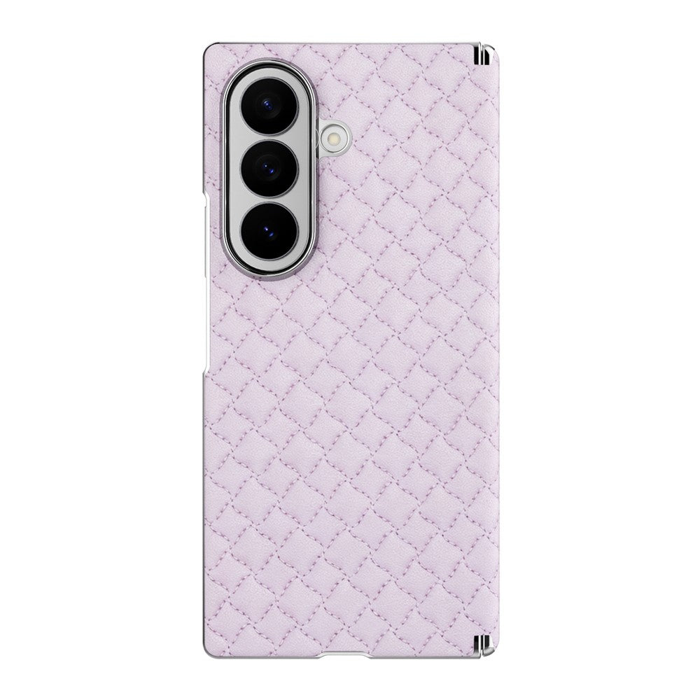 For Samsung Galaxy Z Fold8 Ultra Magnetic Phone Case Electroplated Leather PC Phone Back Cover