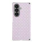 For Samsung Galaxy Z Fold7 5G Magnetic Phone Case Electroplated Leather PC Phone Back Cover