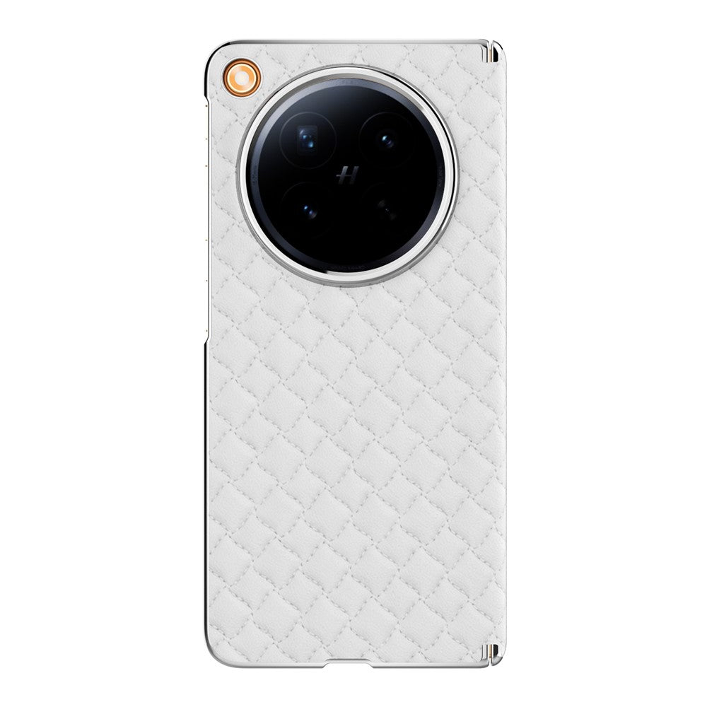 For Oppo Find N6 5G Magnetic Phone Case Electroplated Leather PC Phone Back Cover