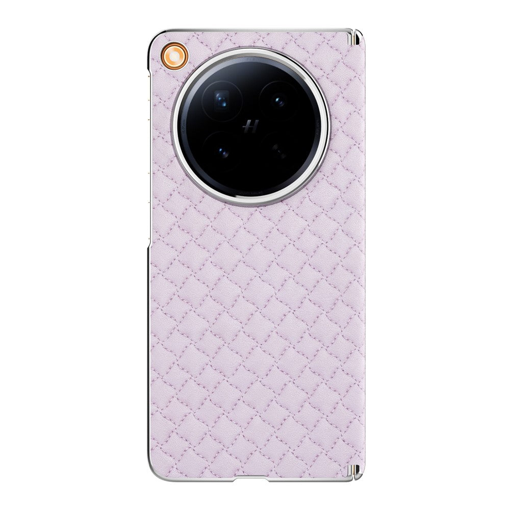 For Oppo Find N6 5G Magnetic Phone Case Electroplated Leather PC Phone Back Cover