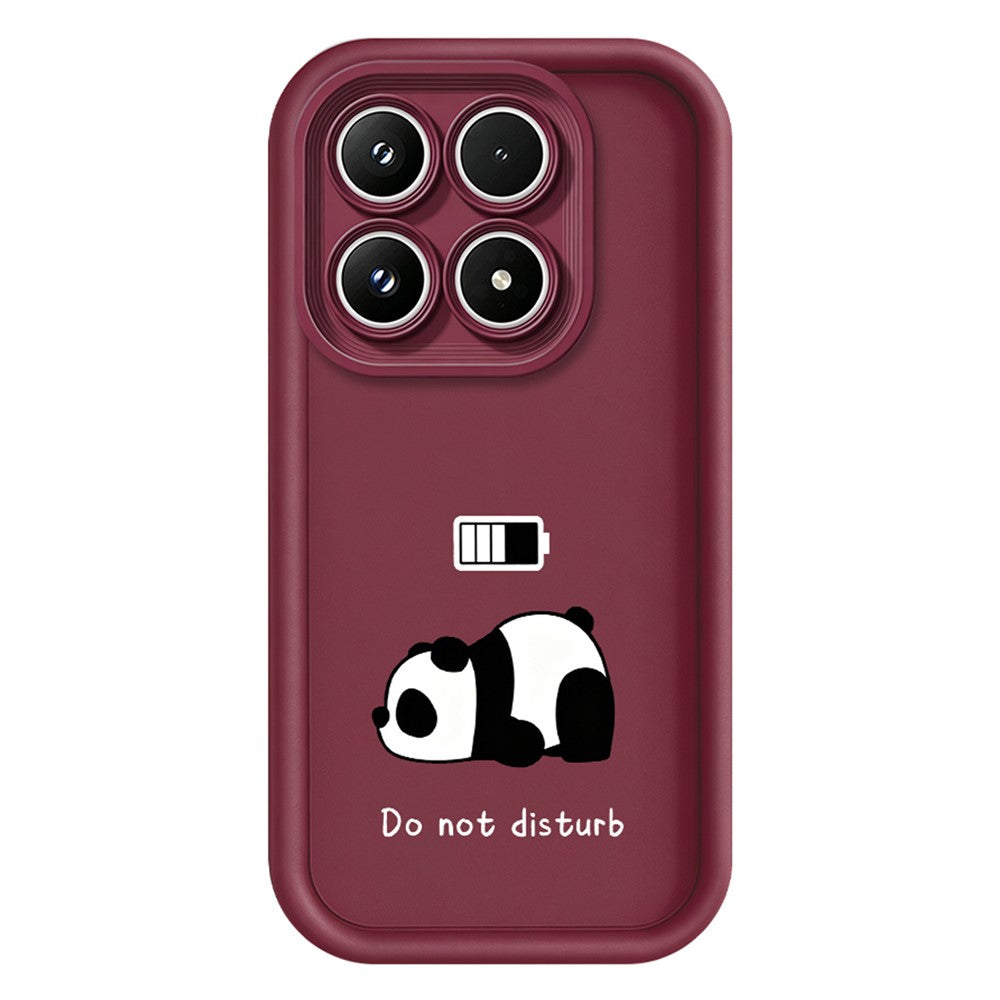 For Xiaomi 17 Phone Case Panda Printed Soft TPU Mobile Back Cover