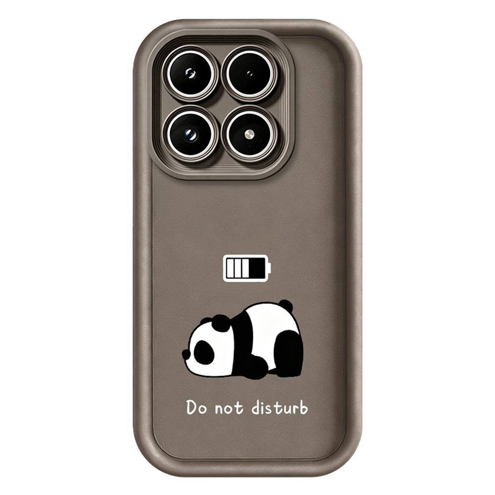 For Xiaomi 17 Phone Case Panda Printed Soft TPU Mobile Back Cover