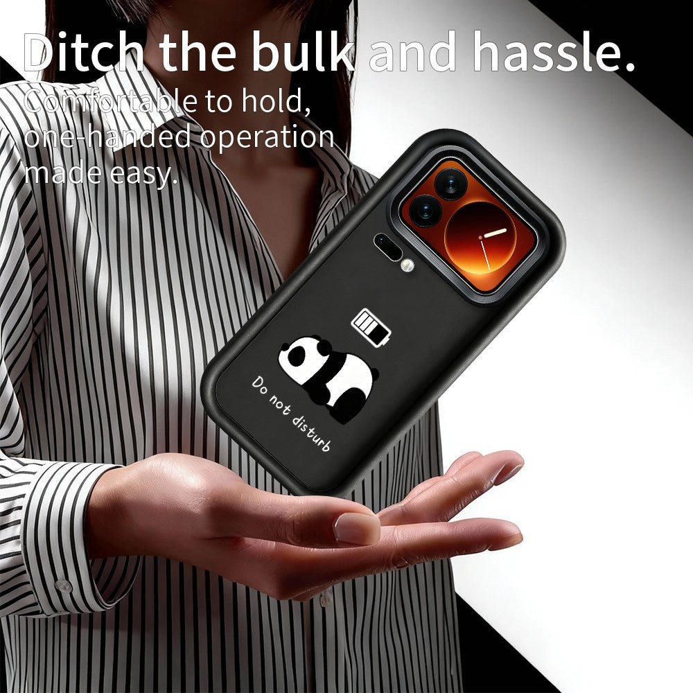 Xiaomi 17 Pro mobilskal pandatryckt mjukt TPU mobilbaksida