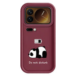 For Xiaomi 17 Pro Phone Case Panda Printed Soft TPU Mobile Back Cover