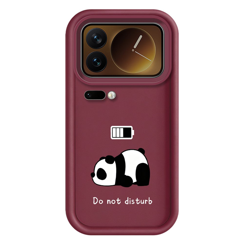 Xiaomi 17 Pro mobilskal pandatryckt mjukt TPU mobilbaksida