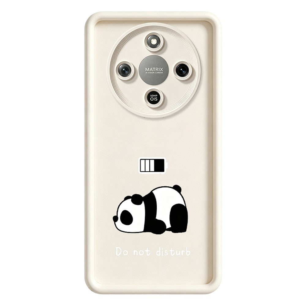 Phone Case for Honor X70 5G  /  X9d 5G  /  Magic8 Lite 5G Panda Printed Soft TPU Mobile Back Cover