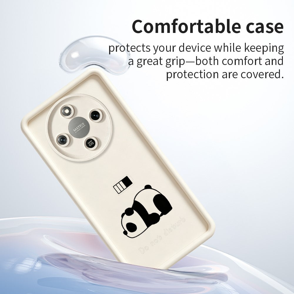 Phone Case for Honor X70 5G  /  X9d 5G  /  Magic8 Lite 5G Panda Printed Soft TPU Mobile Back Cover