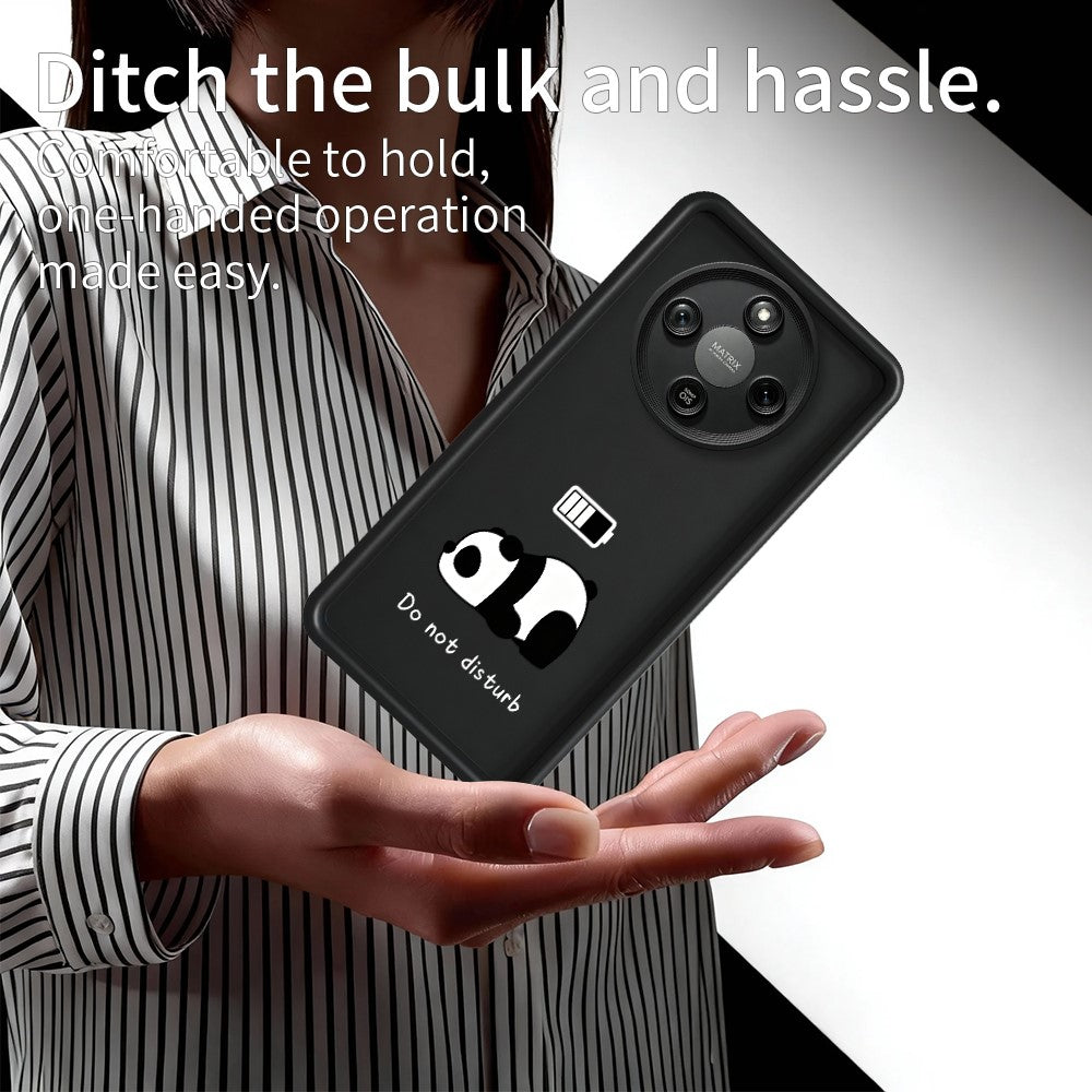 Phone Case for Honor X70 5G  /  X9d 5G  /  Magic8 Lite 5G Panda Printed Soft TPU Mobile Back Cover