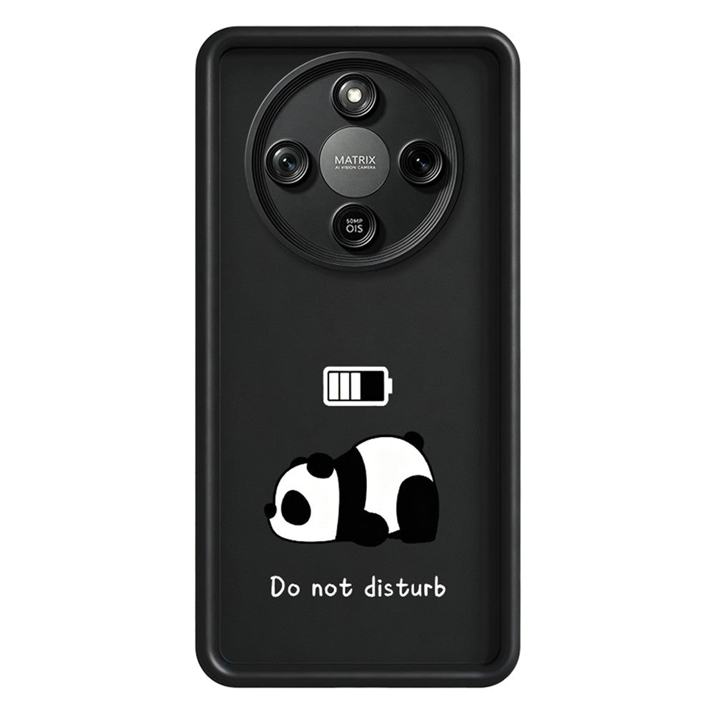 Phone Case for Honor X70 5G  /  X9d 5G  /  Magic8 Lite 5G Panda Printed Soft TPU Mobile Back Cover