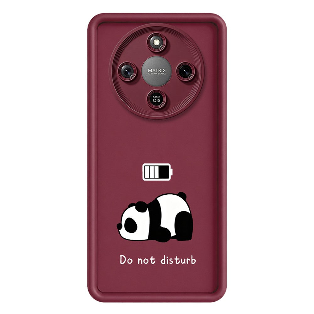 Phone Case for Honor X70 5G  /  X9d 5G  /  Magic8 Lite 5G Panda Printed Soft TPU Mobile Back Cover