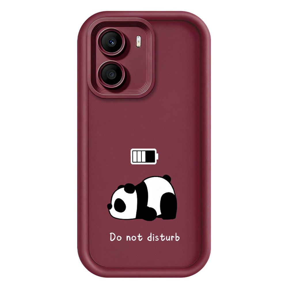 For Xiaomi Poco X7 Pro 5G Phone Case Panda Printed Soft TPU Mobile Back Cover