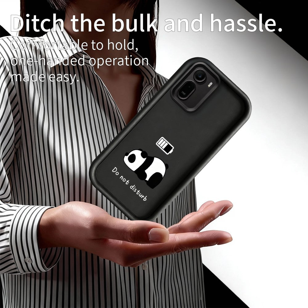 Phone Case for Redmi A7 Pro 4G (171.56mm)  /  A7 Pro 5G  /  Poco C85x 5G Panda Printed Soft TPU Mobile Back Cover