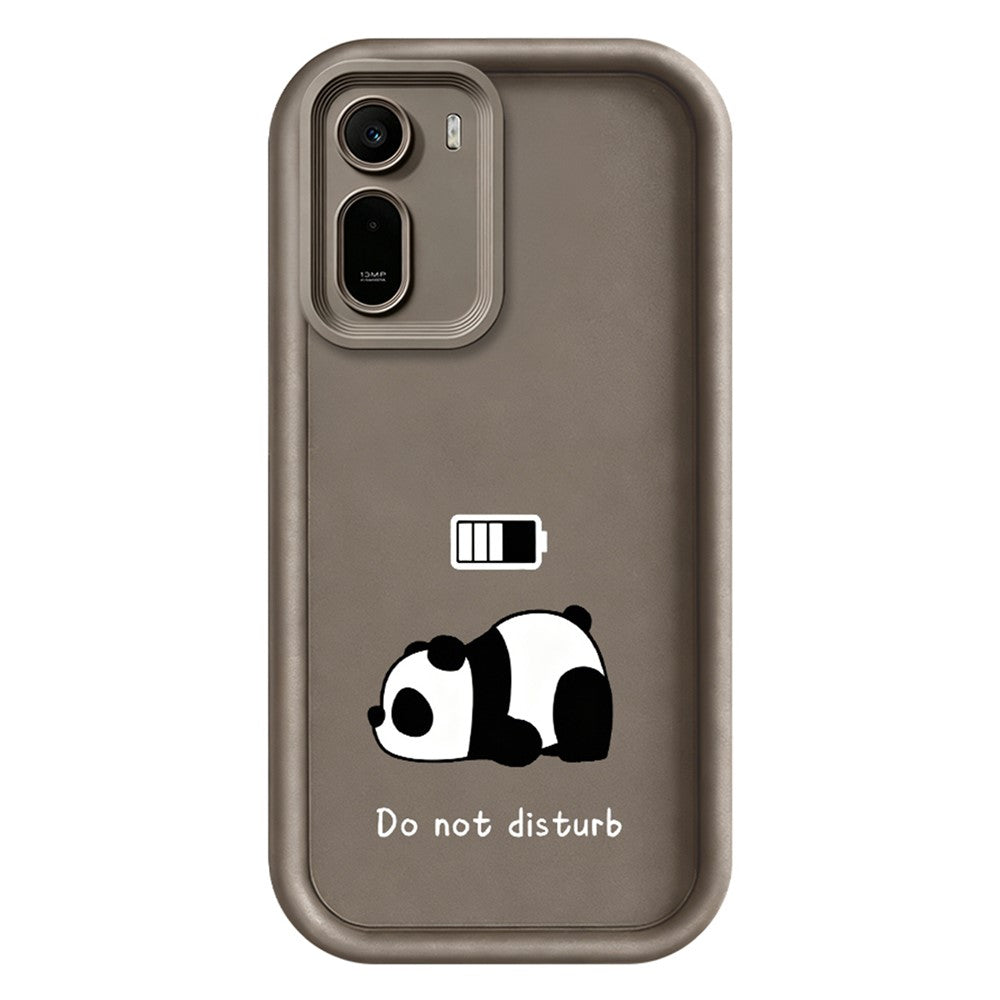 Phone Case for Redmi A7 Pro 4G (171.56mm)  /  A7 Pro 5G  /  Poco C85x 5G Panda Printed Soft TPU Mobile Back Cover