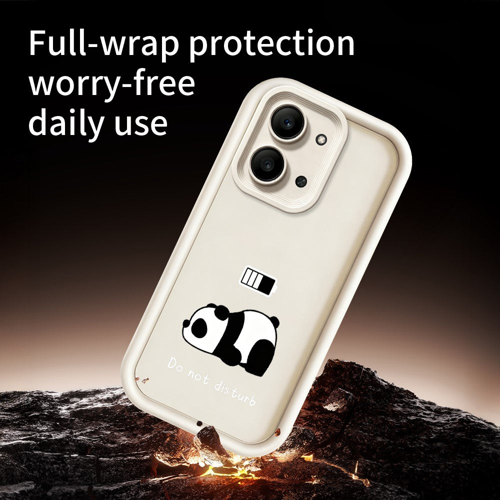 Phone Case for Xiaomi Redmi 15C 4G (EU) (173mm)  /  15C 5G (EU) (173mm) Panda Printed Soft TPU Mobile Back Cover