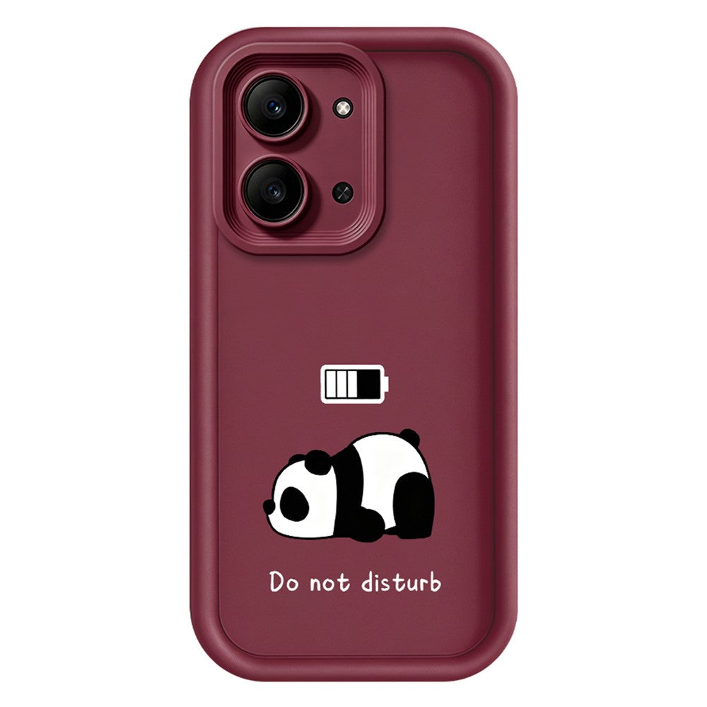 Phone Case for Xiaomi Redmi 15C 4G (EU) (173mm)  /  15C 5G (EU) (173mm) Panda Printed Soft TPU Mobile Back Cover
