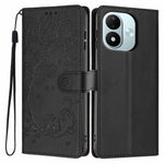 For Xiaomi Redmi Note 17 4G (Global) / Note 17 5G (Global) / Note 17 (India / China) 5G Stand Case Tree-and-Cat Pattern PU Leather Wallet Protective Phone Cover with Wrist Strap