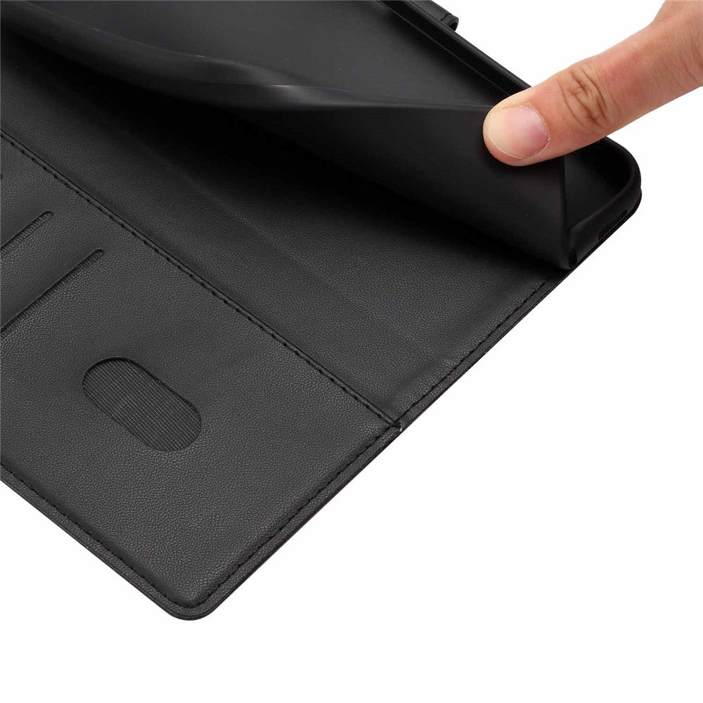 For Xiaomi Redmi Note 17 Pro 5G Stand Case Tree-and-Cat Pattern PU Leather Wallet Protective Phone Cover with Wrist Strap