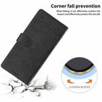 For Xiaomi Redmi Note 17 Pro 5G Stand Case Tree-and-Cat Pattern PU Leather Wallet Protective Phone Cover with Wrist Strap